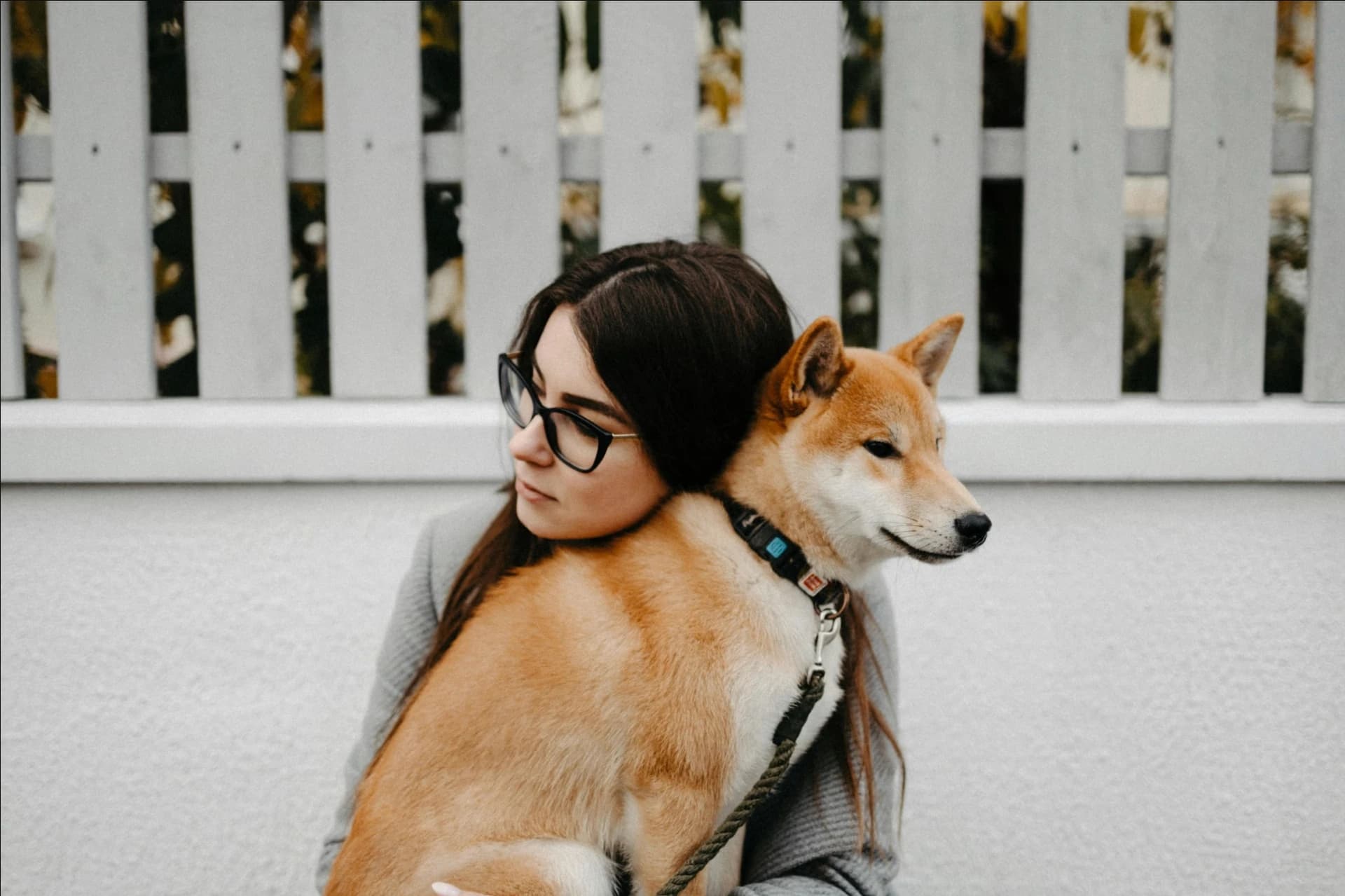Annie and her dog Star